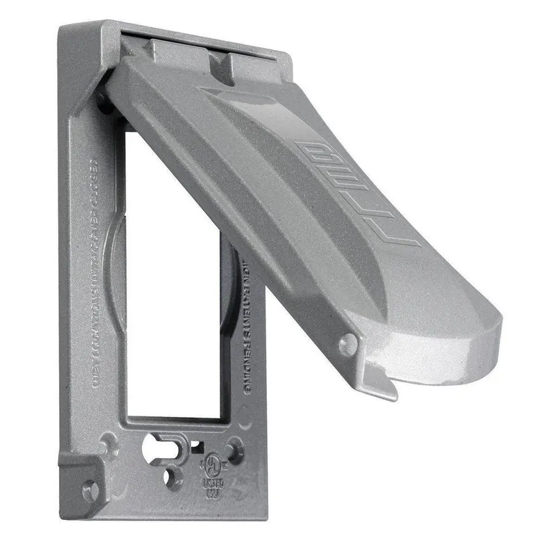 TayMac MX1050S One Gang 12-in-1 Vertical/Horizontal Weatherproof Flip Cover