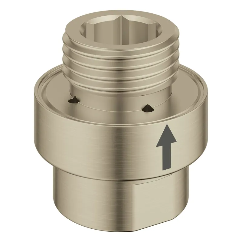 Grohe 07911EN0 ½ Inline Vacuum Breaker in Grohe Brushed Nickel