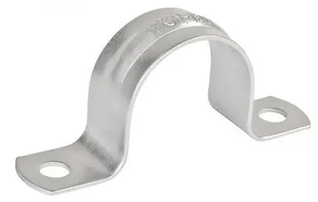 Empire Industries 231G0050 Two Hole Pipe Strap Electro-Galvanized Import 1/2 IPS