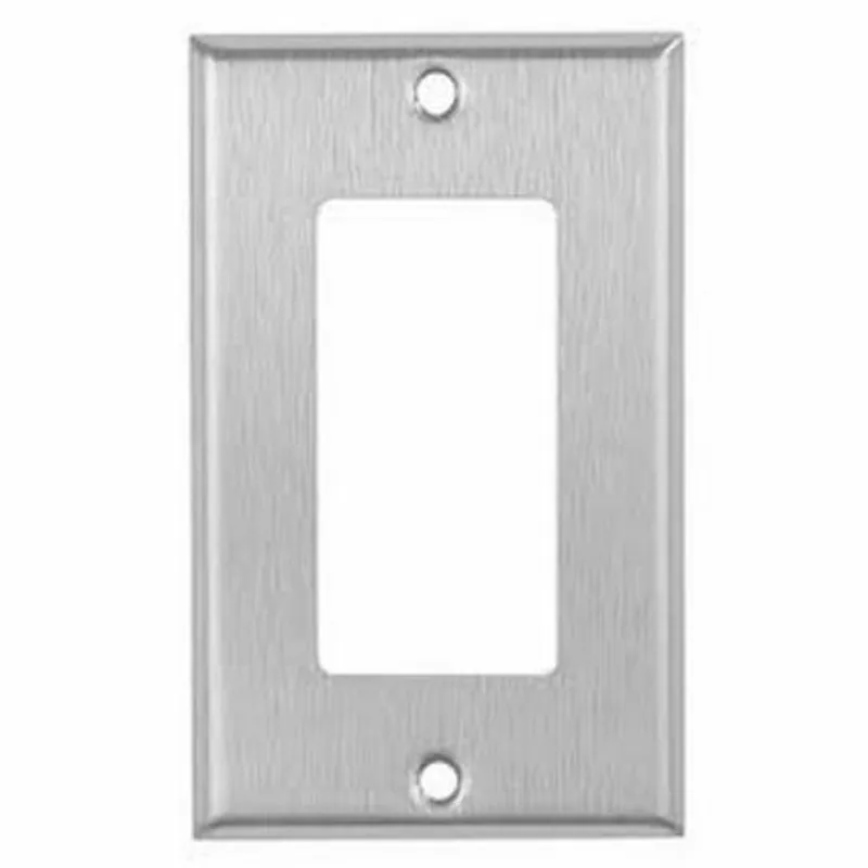 Mulberry 97401 1 Gang Decora Wall Plate Stainless Steel