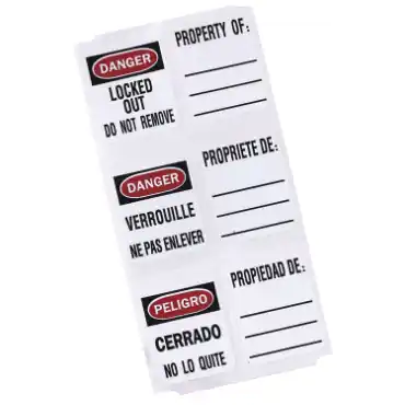 Master Lock 0410-5701 No. 410 Lock-Labels