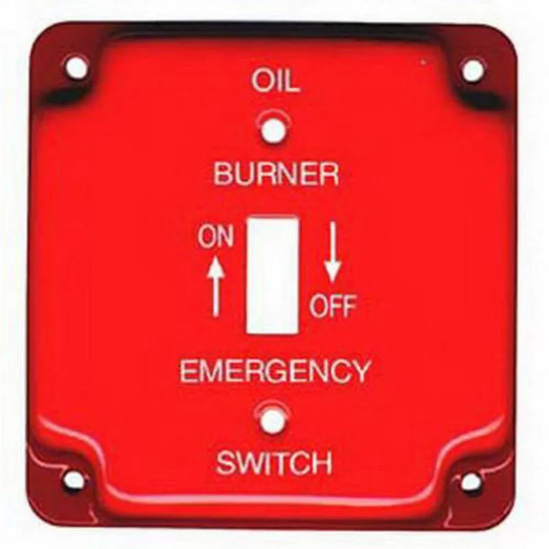 Mulberry 41006 1-Gang Steel Oil Burner Cover