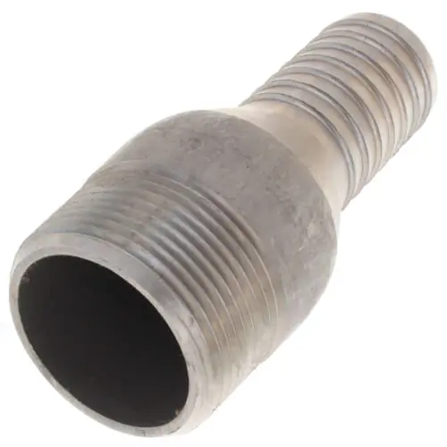 Boshart MASS-125-100 1-1/4 MPT x 1 Insert Stainless Steel Swaged Adapter