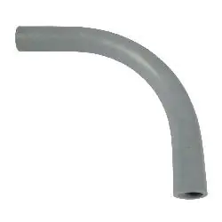 Cantex 5133830 Plain End SCH 40/STD Conduit Elbow 3 in Trade 90 Degree