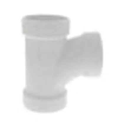 LASCO P401-422 Red Sanitary Tee 4 x 4 x 3 Inches