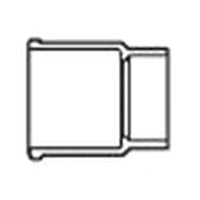 LASCO P123R-213 Adapter Fitting Connector PVC 2 x 1-1/2 in