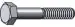 Porter Pipe CH-1432-188 1/4X2 S.S. Hex Head Cap Screw - 20TPI